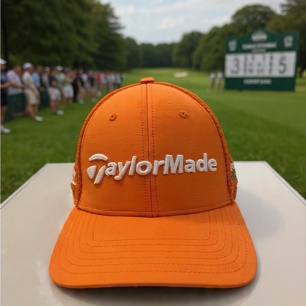 TaylorMade Orange Performance Golf Cap
